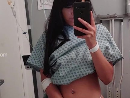 Quarantined Teen Almost Caught Masturbating In Hospital Room